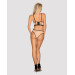 Комплект Obsessive Nudelia top & panties L/XL