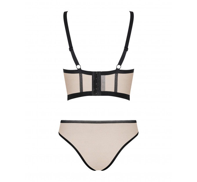 Комплект Obsessive Nudelia top & panties L/XL