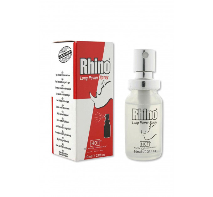 Спрей пролонгатор для мужчин HOT RHINO, 10 мл