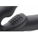 Страпон подвійний Evoke Vibrating Strapless Strap-On - Чорний