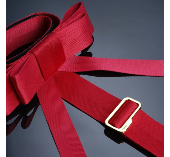 Система фиксации на кровать UPKO Bowknot Bed Restraint Straps с бантиками, красная