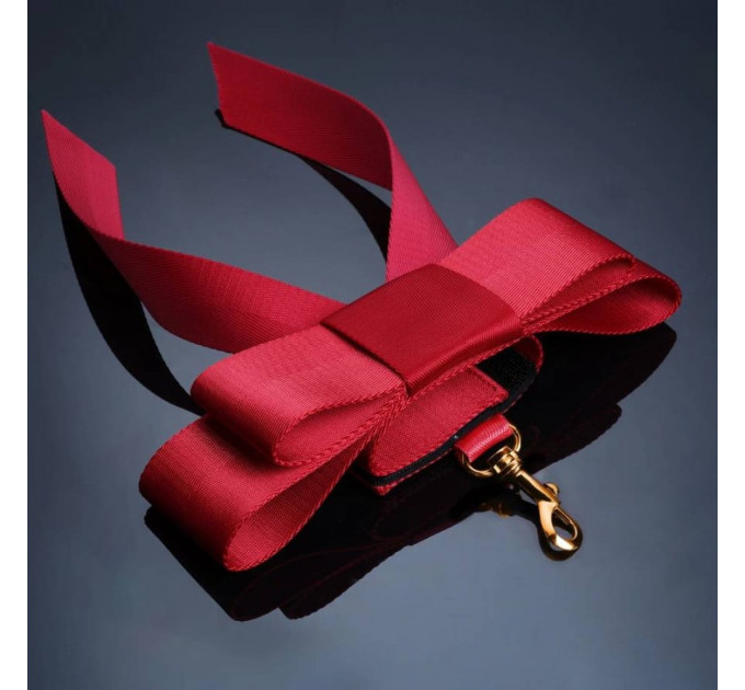 Система фиксации на кровать UPKO Bowknot Bed Restraint Straps с бантиками, красная