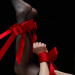 Система фиксации на кровать UPKO Bowknot Bed Restraint Straps с бантиками, красная