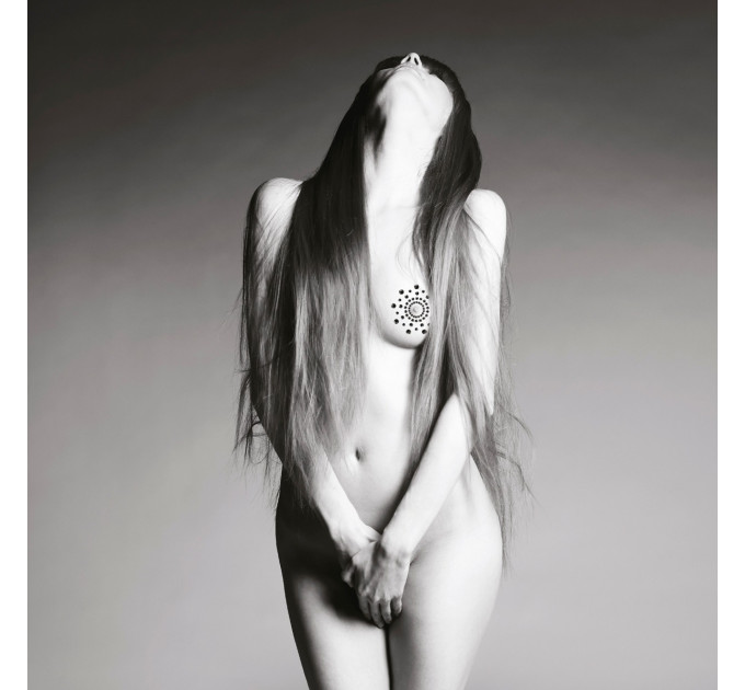 Украшения - стразы на грудь BIJOUX INDISCRETS MIMI SILVER