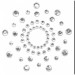 Украшения - стразы на грудь BIJOUX INDISCRETS MIMI SILVER