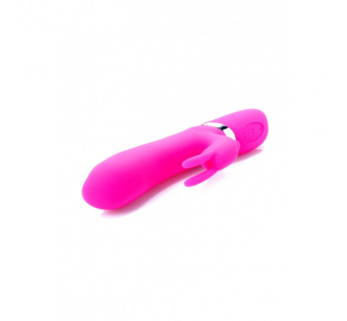 Вибратор-кролик ADELA Pink USB 12 режимов вибрации и 6 пульсаций