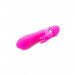 Вибратор-кролик ADELA Pink USB 12 режимов вибрации и 6 пульсаций