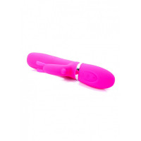 Вібратор-кролик ADELA Pink USB 12 режимів вібрації та 6 пульсацій