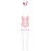 Комплект зайчика розовый Bunny suit S/M