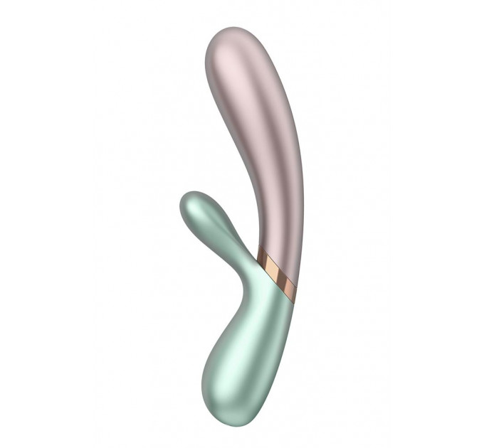 T360177 подвійний смарт вібратор з функцією нагріву Satisfyer Hot lover green, Рожевий
