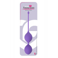 Вагинальные шарики SEE YOU IN BLOOM DUO BALLS 29MM PURPLE