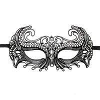 Маска металева чорна Easytoys Venetiaans Masker