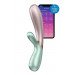 T360177 подвійний смарт вібратор з функцією нагріву Satisfyer Hot lover green, Рожевий