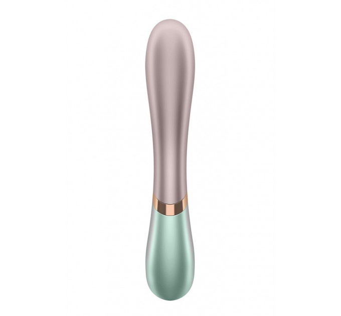 T360177 подвійний смарт вібратор з функцією нагріву Satisfyer Hot lover green, Рожевий