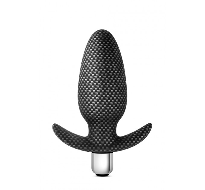 Анальна пробка з вібрацією 3 в 1 BLUSH SPARK THROTTLE AV-01 CARBON FIBER