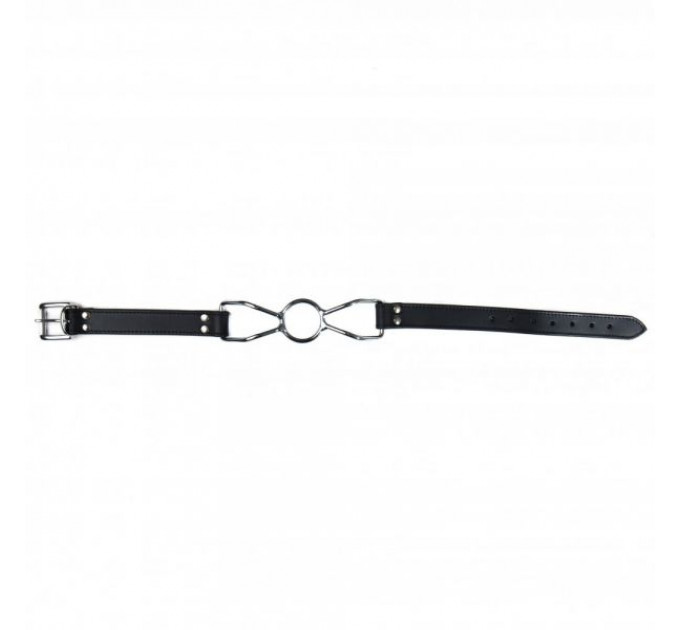 Кляп-кольцо Leather, Black