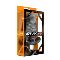 Анальна пробка з вібрацією 3 в 1 BLUSH SPARK THROTTLE AV-01 CARBON FIBER