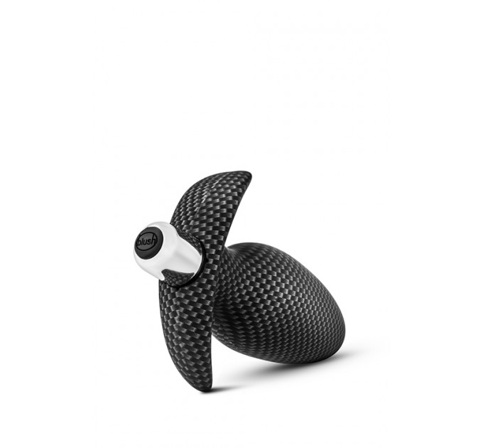 Анальна пробка з вібрацією 3 в 1 BLUSH SPARK THROTTLE AV-01 CARBON FIBER
