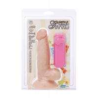 Вібромасажер G-Girl Style 6inch Vibrating Dong