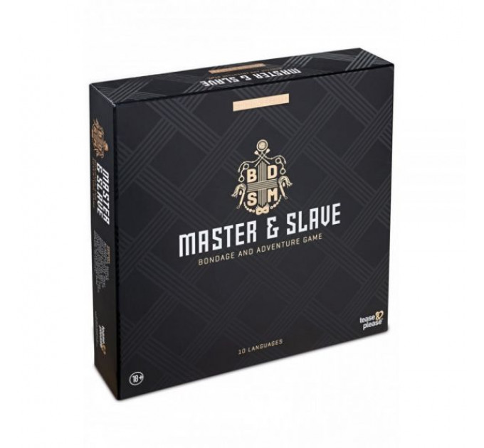 Набор БДСМ 10 предметов Master & Slave, Black