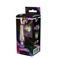 Dt21821 анальна пробка конічної форми Dream Toys GLEAMING LOVE COLOURED PLEASURE PLUG M