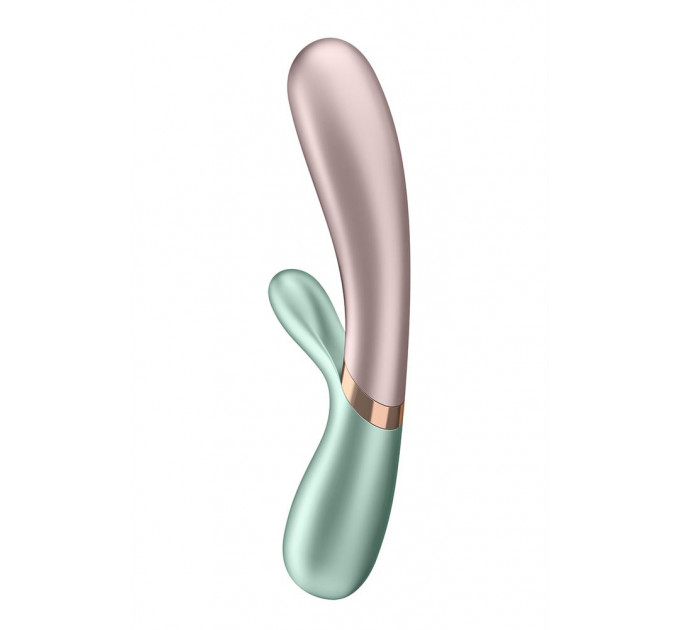 T360177 подвійний смарт вібратор з функцією нагріву Satisfyer Hot lover green, Рожевий