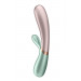 T360177 подвійний смарт вібратор з функцією нагріву Satisfyer Hot lover green, Рожевий