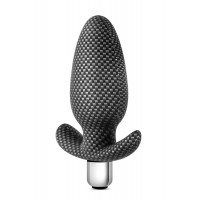 Анальна пробка з вібрацією 3 в 1 BLUSH SPARK THROTTLE AV-01 CARBON FIBER
