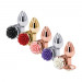 Анальний плаг NS Novelties REAR ASSETS ROSE MEDIUM WHITE