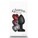 Анальний корок зі знімним каменем GLAMS XCHANGE HEART SMALL