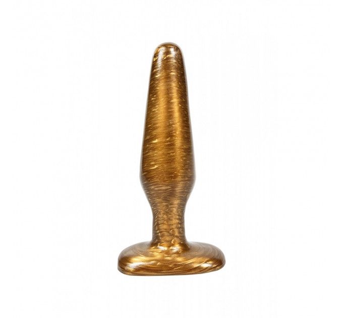 Анальная пробка золотая Chisa Dark Muscle Hiney Rod M