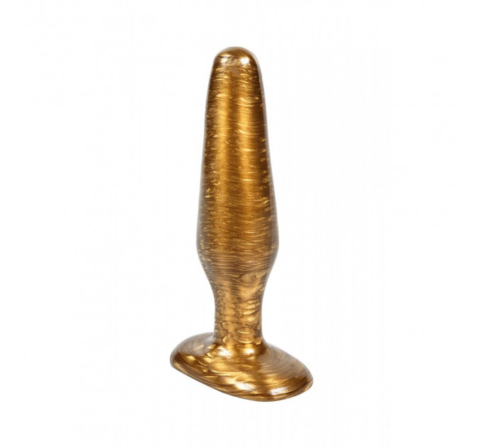 Анальная пробка золотая Chisa Dark Muscle Hiney Rod M