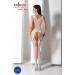 Бодистокинг ажурный с открытым доступом Passion BS099 white