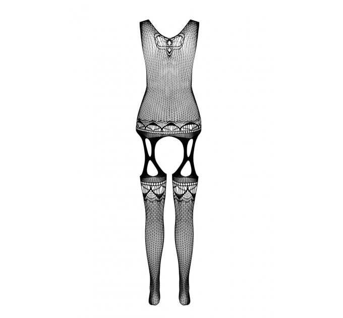Бодистокинг ажурный с открытым доступом Passion BS099 white