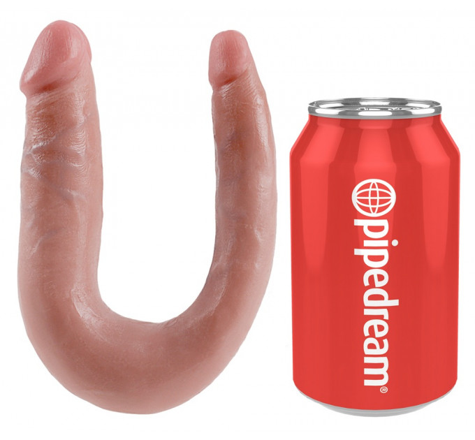 Двойной фаллоимитатор Pipedream King Cock Small Double Trouble - Flesh