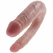 Двойной фаллоимитатор Pipedream King Cock Small Double Trouble - Flesh