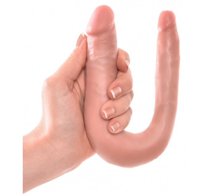Двойной фаллоимитатор Pipedream King Cock Small Double Trouble - Flesh