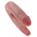 Двойной фаллоимитатор Pipedream King Cock Small Double Trouble - Flesh