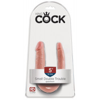 Двойной фаллоимитатор Pipedream King Cock телесный