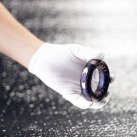 Ерекційне кільце з вібрацією Hueman Saturn Vibrating Cock/Ball Ring