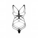 Эротический боди Daring Intimates Strappy Open Cup Body