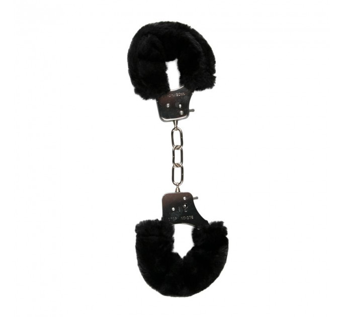Наручники EASYTOYS Furry Handcuffs - Black