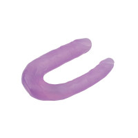 Фаллоимитатор двойной Chisa Hi-Rubber 13 Inch Dildo, фиолетовый