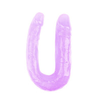 Фаллоимитатор двойной Chisa Hi-Rubber 13 Inch Dildo, фиолетовый