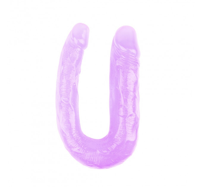 Фаллоимитатор двойной Chisa Hi-Rubber 13 Inch Dildo, фиолетовый