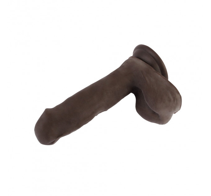 Фаллоимитатор на присоске Chis Topless Lover Brown, коричневый