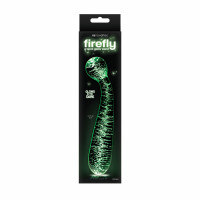Фаллоимитатор стеклянный светящийся NS Novelties FIREFLY GLASS G SPOT GLOW WAND CLEAR