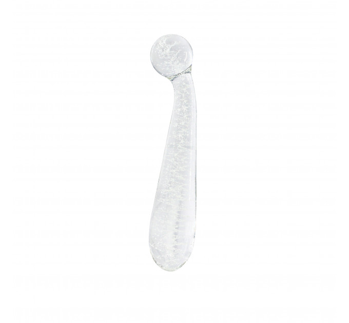 Фаллоимитатор стеклянный светящийся NS Novelties FIREFLY GLASS G SPOT GLOW WAND CLEAR