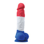 Фаллоимитатор силикон NS Novelties COLOURS PLEASURES TRICOLOR 5INCH DILDO