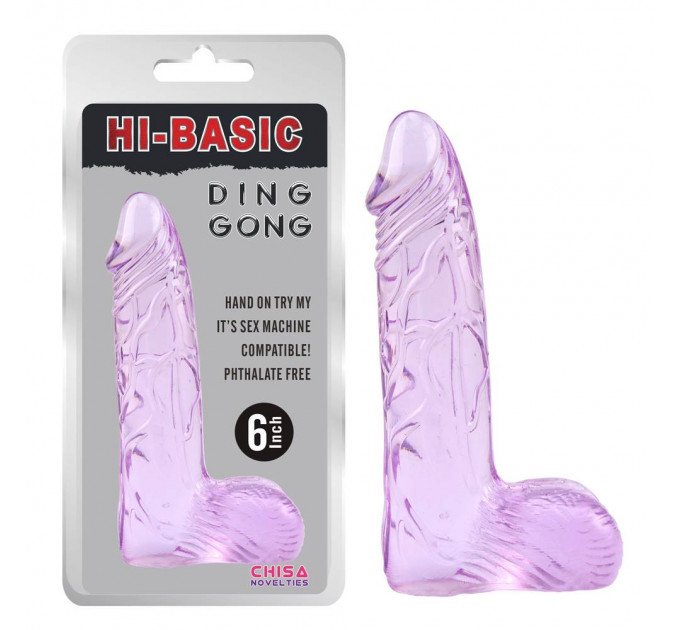 Фалоимитатор Chisa - Hi Basic Ding Dong 6"-Purple